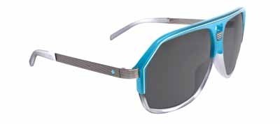 Sonnenbrille Spy Bodega light blue clear with c grey