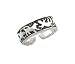 Toe Ring - Sterling Silver Antiqued Animals Toe Ring