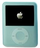 Light Blue Silicone Case/Skin/Protector/Cover for Apple 3rd Generation iPod Nano Video/Graphic, both Nano 4GB and Nano 8GB.