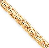 14k 7.5 Inch 5.75mm Polished Fancy Woven Link Bracelet