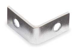 Battalion 1WDD4 Corner Brace, Zinc, 1/2 W x 3/4 In L