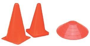 Athletic Training Discs & Cones (All Sports: Football/Soccer/Lacrosse/Baseball/Softball...)