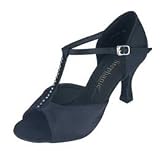 216Abv7WgFL. SL160  Classic T Strap With Rhinestones 2 Heel