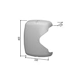 YKKAP メンテナンス部品 郵便受箱 (HH-K-39158) YW：ホワイト