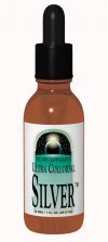 Source Naturals Ultra Colloidal Silver Liquid, 10 ppm, 8 Ounce, Glass Bottle