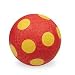 Sporting Goods : Crocodile Creek 7" Red/Yellow Dot Ball