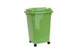 50ltr Green Mini Wheelie Bin for Toy Storage, Lucky Dips, Party Drinks Cooler