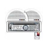 Dual MXCP66 In-Dash Marine AM/FM/CD/MP3 Receiver 6 1/2-Inch  Speaker Combo Pack