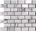 Carrara (Carrera) Bianco Marble Honed 1x2" Mosaic Tile (SAMPLE)