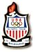 1956 Melbourne Olympics Five Rings Pin