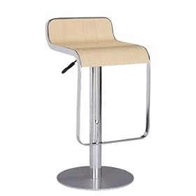 EQUINO LEM Bar Stool Natural by Zuo Modern