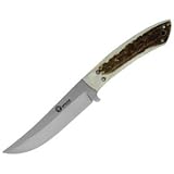 Small Gaucho, Stag Handle, Plain, Leather Sheath - Gaucho