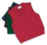 Unisex Adult V-Neck Sweater Vest by Classroom Uniforms. Assorted Colors