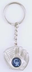 Colorado Rockies Glove Keychain