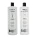 Nioxin System 1 Cleanser & Scalp Therapy DUO Set (33.8oz) each