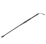 New 24 Black Genuine Leather Riding Crop Horse Whip