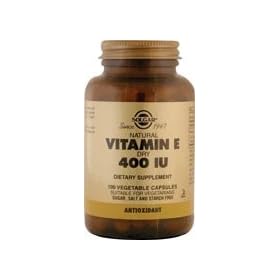 Solgar Vitamin E 268mg (400IU Dry Vegicaps) 50 Vegcaps