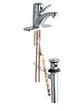 Tools & Hardware : Chicago Faucets 2201-4CP Marathon Deck Mounted Fitting w/Pop-up