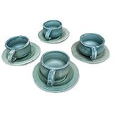 'Budaya,' cups and saucers (set for 4)