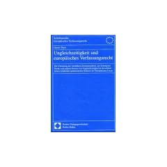 Ungleichzeitigkeit und europ�isches Verfassungsrecht