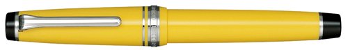 Sailor Professional Gear Yellow ST 21K Gold Rhodium Plating Medium Point Fountain Pen - 11-9280-470
