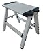 Industrial Grade 12M636 Mini Step Stool, 1 Step, Ht 11-1/2, White : image