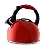 Review Farberware  / Farberware Cookware Farberware Tea Kettle 2qt Steel Tea Kettle Red