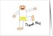 Thank You-Martial Arts Yellow Belt Card