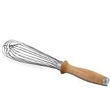CIA Masters Collection 10-Inch Sauce Whisk with Maple Wood Handle