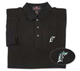 Florida Marlins 3 Button Short Sleeve Polo Shirt