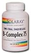 Vitamin B-Complex 75 Two Stage Timed-Release 75 mg By Solaray - 100 Capsules