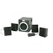 4.1 Surround Sound Speaker System with Subwoofer and Wired Remote