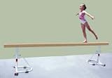 12' x 4 x 4 Suede Covered Balance Beam (Adjustable Height)