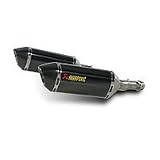 08-11 TRIUMPH STR-TRIPLE: AKRAPOVIC SLIP-ON EC TYPE EXHAUST - CARBON FIBER by Akrapovic