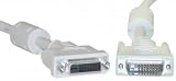 DVI-D Male / DVI-D Female Dual Link Cable Assembly, 2 Meter (6.6 ft)