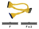 Revoltec - IDE / EIDE cable - UDMA 66/100/133 - 40 PIN IDC (F) - 40 PIN IDC (F) - 60 cm