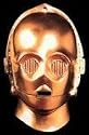 C-3PO Helmet Star Wars Vinyl Mask