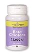 Natural Beta Carotene 25,000 IU - 30 - Softgel Natural Beta Carotene 25,000 IU - 30 - Softgel