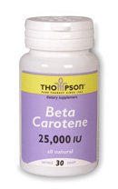 Natural Beta Carotene 25,000 IU - 30 - Softgel