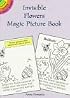 Invisible Flowers Magic Picture Book (Dover Little Activity Books)