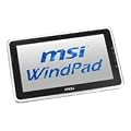 MSI WindPad 00N0A222-SKU1 25,65 cm (10,1 Zoll) Tablet PCs (Intel intel_atom Z530, 1,6GHz, 2GB RAM, 32GB HDD, Intel GMA3150, Windows 7 Home Premium) schwarz/silber
