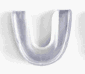 Cramer Senior Clear Mouthpiece Without Strap (100 Per Case - Individually Packaged)