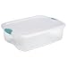 Underbed Storage Box - Set of 2 (CLR/WHT/PP) (7.0