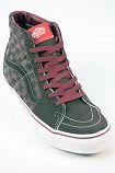 Vans - SK8-HI CHECKERBOARD RED BROWN SNEAKER