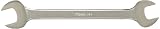 Martin 1728 Forged Alloy Steel 9/16 x 3/4 Opening Offset 15 Degree Angle Double Head Open End Wrench