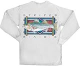 Flying Fisherman Native Angler Collection Stripedbass Long Sleeve Tee Shirts TL1584 Medium
