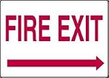 FIRE EXIT (ARROW RIGHT) 10