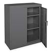 Storelogic 1UFC2 Unassembled Storage Cabinet, H42, W36, Gray