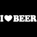 I love beer I heart beer Funny T-shirt Oneliner