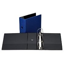 TOPS Cardinal Prestige Locking D-Ring Binder, 4 Inch, Dark Blue, (18053)